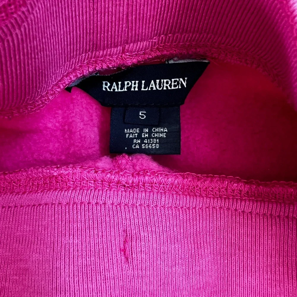 Girls Pink Ralph Lauren Flared‎ Sweatpants